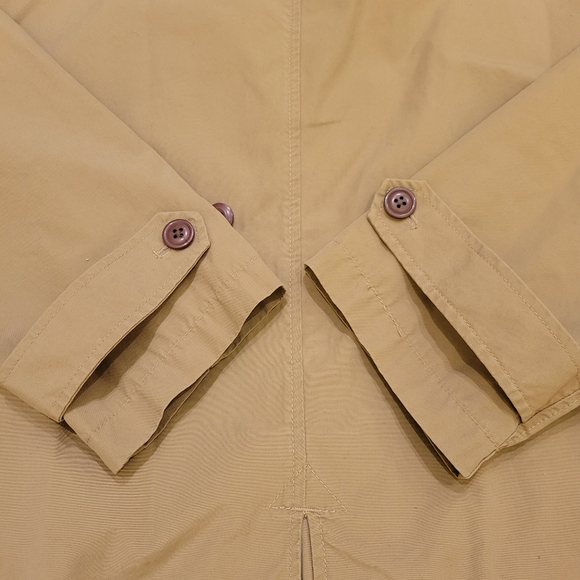 Men's Vintage L.L. Bean Tan Trench Coat - Large - Picture 7 of 7